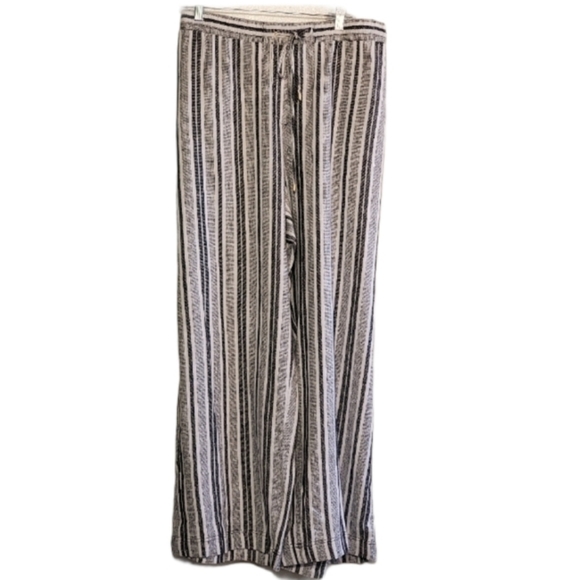 Jones New York Pants - JNY Breezy Linen Plus Size Wide Leg Pants